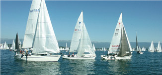 Yachts on the Solent